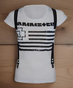 *** Rammstein Hosenträger Frauen T-Shirt Suspender Gr. L | NEU mit Etikett *** - Bild 1 von 5