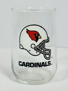 Vintage NFL St. Louis Arizona Cardinals Etched Logo Barware Cocktail Glass 14oz - Picture 1 of 4