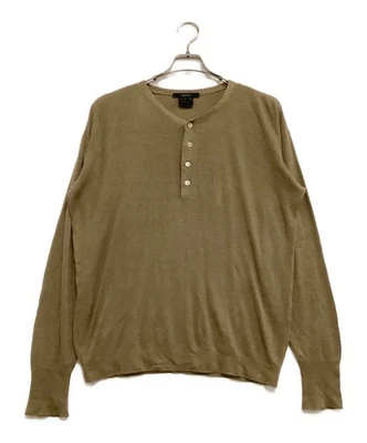 GUCCI Manga Larga Tejido Cuello Henley Talla: L Marrón Hombre 106006 Z9101 Foto 1 de 4