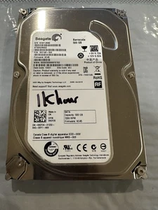 Seagate Barracuda ST500DM002 500 GB SATA III 3.5 in Hard Drive Only 1,000 Hours! - Picture 1 of 5