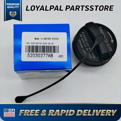 NEW 52030377AB Fuel Filler Gas Cap For Ram Jeep Dodge Chrysler Fiat Ram US - Image 1 of 4