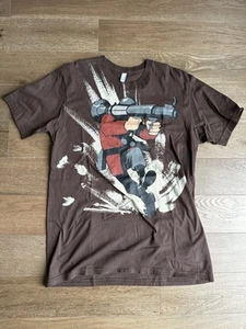 Official Valve Store Team Fortress 2 TF2 Soldier T-Shirt LARGE 2009 War Update - Picture 1 of 2