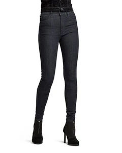 Jeans donna G-Star, skinny, Kafey ultra high skinny Wmn, blu scuro, W26 L32 - Foto 1 di 4
