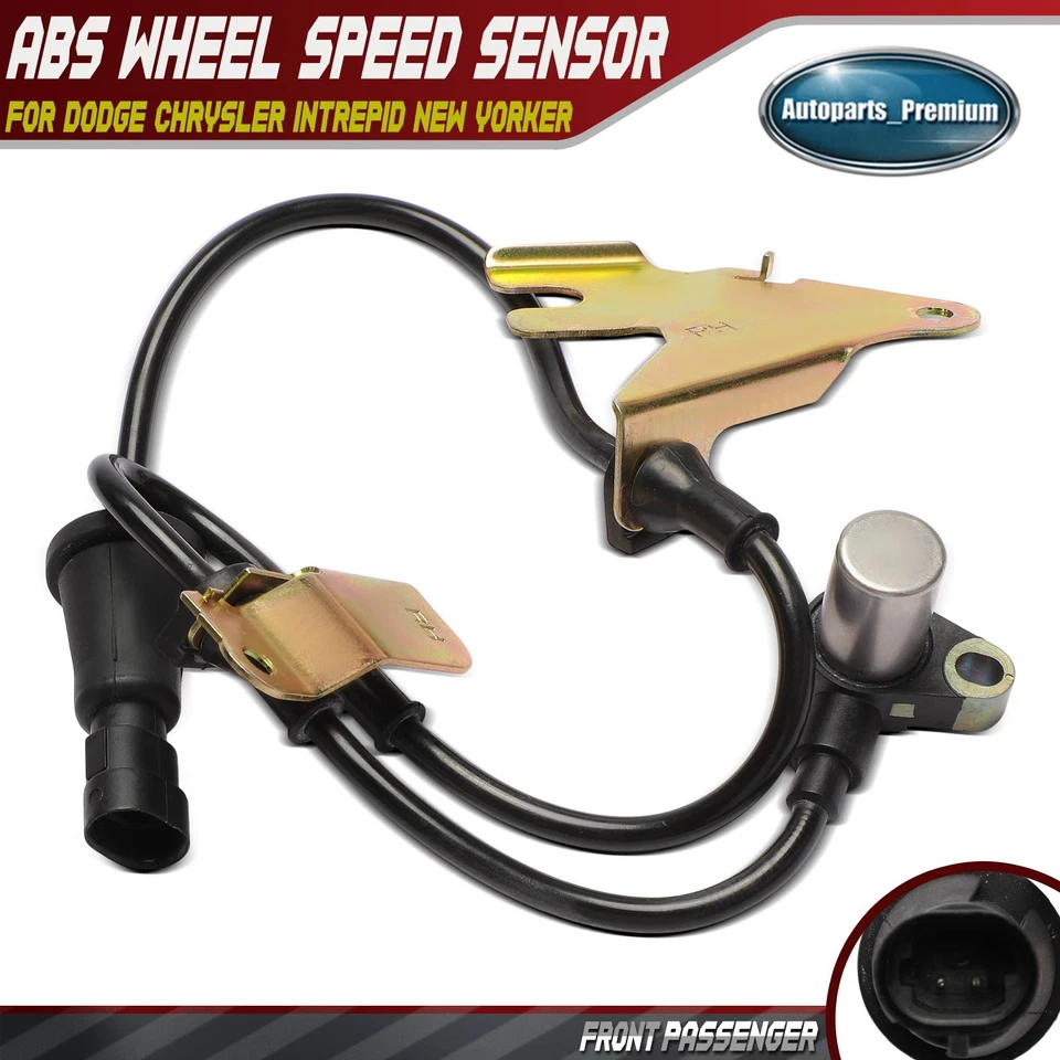 Front Passenger ABS Wheel Speed Sensor for Dodge Chrysler Intrepid New Yorker - Image 1 of 4
