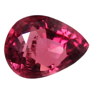 0.99 ct AAA+ Supreme Pear Shape (6 x 5 mm) Pinkish Orange Malaya Garnet Gemstone - Picture 1 of 1