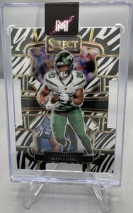 2023 Panini Select Concourse Zebra Prizm Die-Cut Breece Hall #77 - Jets - Picture 1 of 2