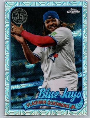 2024 Topps #T89C-24 Vladimir Guerrero Jr. 1989 Topps 35th Anniversary Chrome - Image 1 of 2
