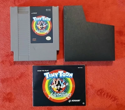 Tiny Toon Adventures (1991) w/ Manual Nintendo Entertainment System NES Tested - Image 1 of 4