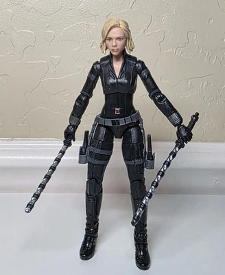 Marvel Legends Black Widow 6" Figure (Cull Obsidian Wave) Avengers Infinity War - Image 1 of 3