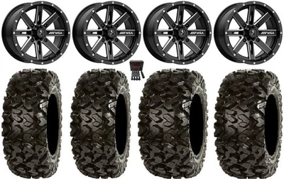 MSA Milled Boxer 14" ATV Wheels 26" Rip Saw Tires Sportsman 550 850 1000 - Image 1 of 4