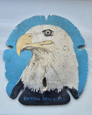 Arte coleccionable vintage de dólar de arena de águila calva Foto 1 de 4