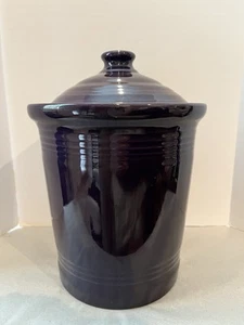 Fiesta Ware HLC Medium 2 Qt Canister & Lid w/ Seal Plum Fiestaware Retired - Picture 1 of 8