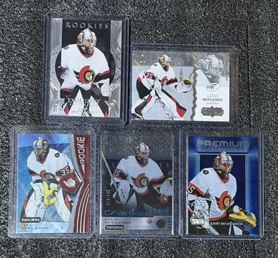 Leevi Merilainen 5 ROOKIE CARDS EXQUISITE /499 CRANKED UP! /399 SP + 2023-24 - Image 1 of 4