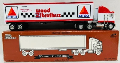 Citgo Wood Brothers Racing Kenworth K100E Semi Bank By SpecCast 1/64th Scale - Image 1 of 4