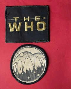 Vintage The Who & Tommy Cloth Badges Patch X2 Rock Music Band Musical Film - Picture 1 of 5
