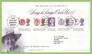 G.B. 2015 Long to Reign M/S on Royal Mail First Day Cover, Windsor - Picture 1 of 1