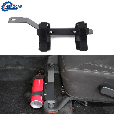 Under Seat Mount Fire Extinguisher Holder Bracket Mount Kit For Jeep Wrangler JK — 第 1/4 张图片