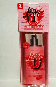 3 Locker Home Auto, Love You Cherry Kisses Fresheners NIP - Picture 1 of 1