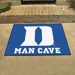 NCAA - Duke Blue Devils Man Cave All-Star Rug - 34 in. x 42.5 in., D Logo - Picture 1 of 5