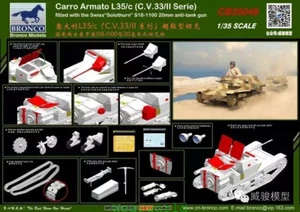 Bronco 1/35 CB35049 Carro Armato L35/c C.V.33/II Serie free shipping - Picture 1 of 1