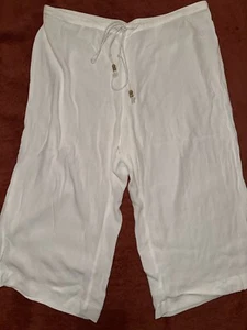 Marks&Spencer Sommerhose Stoffhose mit weitem Bein Gr UK 18 wie 46-48 ViskoseTOP - Bild 1 von 4
