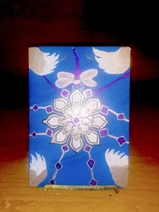 Dragonfly & Angel Wings 5x7 Canvas - Picture 1 of 2