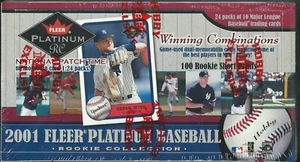 2001 Fleer Platinum Rookie Collection Baseball Sealed Hobby Box - Bild 1 von 3