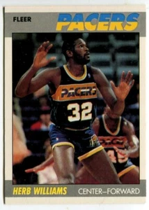 1987-88 Fleer #121 Herb Williams Indiana Pacers - Picture 1 of 2