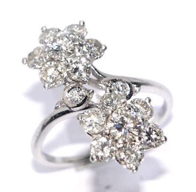 Ring Platin Diamanten 1,86 ct. Gr.56/17,8mm kostenlos änderbar - Bild 1 von 4