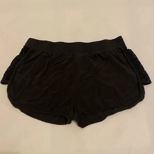 O’Rageous Black Embroidery  Sides Shorts Girl’s Size L - Picture 1 of 9
