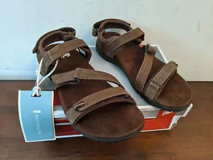 Sandalia de cuero maya New Balance para mujer, marrón, 6 M EE. UU. - Imagen 1 de 4