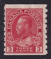 CANADA 1922-31 KGV 3c Carmine Imperf x Perf 8 SG 258 MH/* (CV £80)