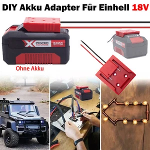 Power Wheel Adapter für Einhell Power X-Change 18V Akku Batteriekonverter DIY - Bild 1 von 11