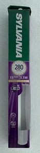 Box of 6 Sylvania 35W LED S14D Cap Architectural Light Bulb 280lm Warm White - Picture 1 of 5