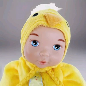 Paradise Kids Baby Doll Yellow Chick 9 Inch Soft Plush Body - Picture 1 of 7