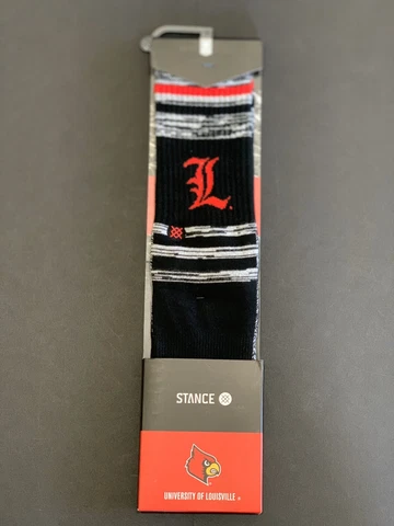 Louisville University Cardinals NCAA Stance Socks Mens Medium M 6-8.5 NWT Cover