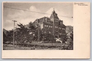 1908 Boulder Colorado CO - Mount St. Gertrude's Academy - University Hill Postkarte - Bild 1 von 4