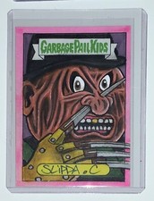 2021 Topps Garbage Pail Kids GPK Freddy Krueger Sketch Card 1/1 Slippa
