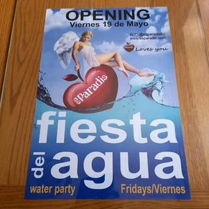FIESTA DEL AGUA 19/05/17 WATERPARTY @ ES PARADIS 2017 - IBIZA CLUB POSTERS - DJ - Picture 1 of 1