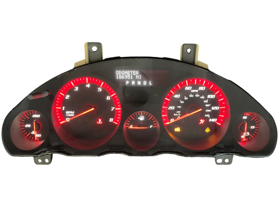 *Tablero de instrumentos velocímetro 2007 08 09 10 GMC Acadia 186.951 millas Foto 1 de 3
