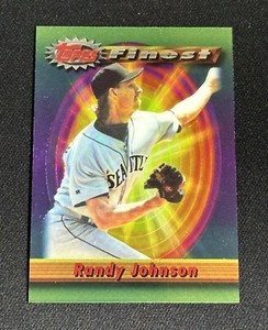 1994 Topps Finest Randy Johnson #213 Baseball Card Seattle Mariners HOF