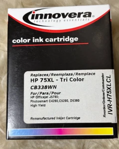 Cartuccia di inchiostro tricolore Innovera HP 75XL CB338W alta resa NUOVA stampante sigillata - Foto 1 di 2