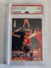 1995-96 Michael Jordan Collector's Choice #324 PSA 9 MINT