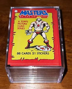 HE-MAN: Masters Of The Universe TOPPS 1984 Complete Set (1-88) Cards 21 Stickers - Picture 1 of 14