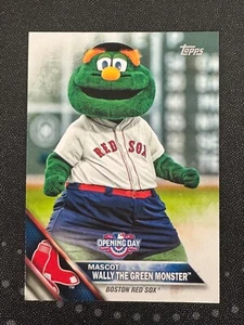 2016 Topps Opening Day #M-4 Wally The Green Monster Mascot Boston Red Sox - Picture 1 of 1
