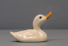 Retired Hagen Renaker White Mama Duck Swimming