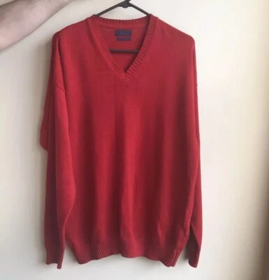 Suéter de algodón Zara para hombre manga larga cuello en V nuevo sin etiquetas Foto 1 de 4