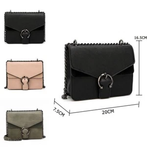 Damen Designer Stil Umhängetasche Mädchen Schnalle enge schulterhafte Stil Tasche - Bild 1 von 10