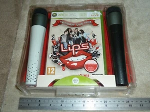 LIPS No 1 HITS GAME MICROSOFT XBOX 360 BRAND NEW! OFFICIAL WIRELESS MICROPHONES - Picture 1 of 2