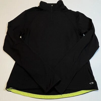 C9 Champion Jacket Womens Med Black Duo-Dry Full Zip Pockets Ladies Thumb holes - Image 1 of 4